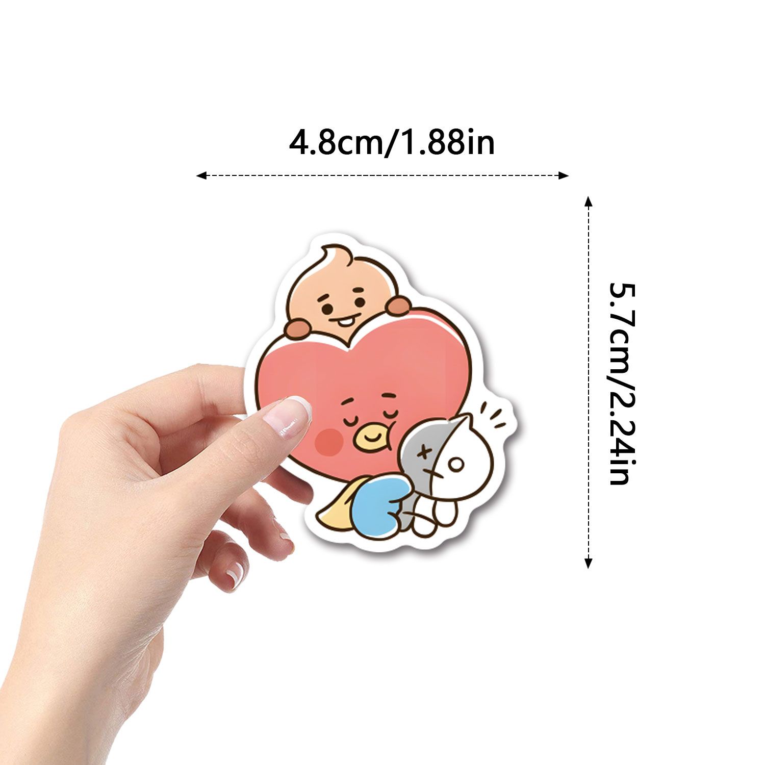 BT21のアニメグッズ、かわいいキャラクターのステッカー、カ - Anime Merchandise Mugs のレビューと価格