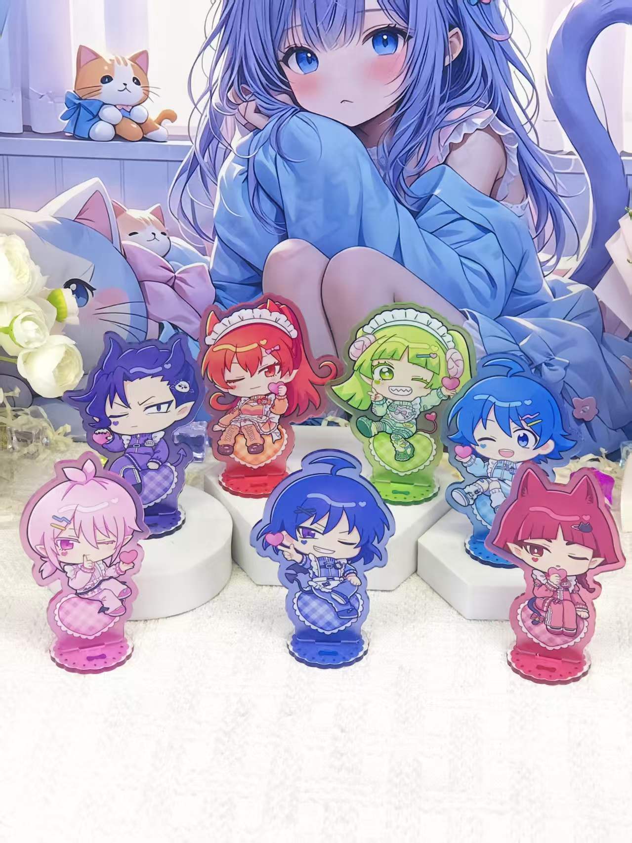 イルマくんのちびメイド風アクリルスタンドセット。かわいいアニ - Anime Merchandise Collection のレビューと価格